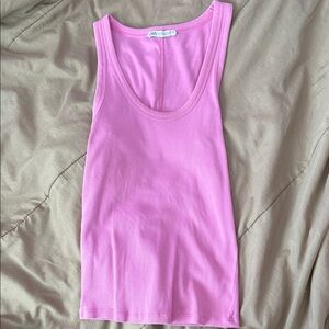Zara Vibrant Pink Tank Top